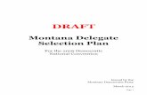 Montana Draft 2016 Delegate Selection Plan