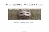 Kakashi's Mask A4 Lined