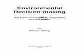Environmental Decision Making -Harding