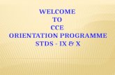 CCE Orientation Std IX X (1)