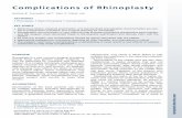 Complications of Rhinoplasty