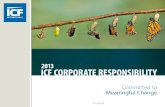 Corporate Responsibility Report 2013 Published September 2014