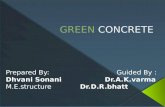 green concrete seminar