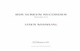 BSR Screen Recorder User Manual