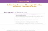 Chapter 1 Business Comm