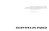 D.P.transmitter Spriano 47B Manual