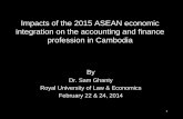 Impacts of the 2015 Asean Economic Integration