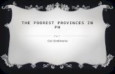 Poorest Provinces in the Ph