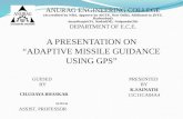 PPT on Adaptive missile guidance using gps