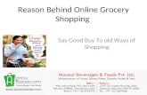 Reasons Behind Online Grocery Shopping