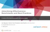 Advertising Effectiveness Benchmarks and Best Practices