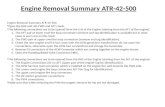 ATR-42 Engine Change