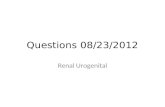 08232012 Renal Urogenital