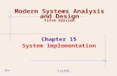Chapter 15 - system implementation