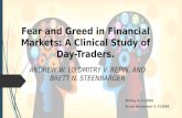 Fear and Greed in Financial Markets