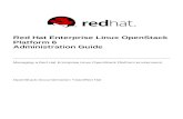 Red Hat Enterprise Linux OpenStack Platform 6 Administration Guide