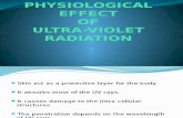 Physiological Effect of Ultraviolet Radiation