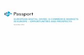 European Digital Divide E-Commerce Markets in Europe Opportunities and Prospects