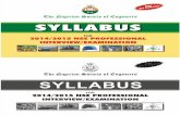 Syllabus for NSE Professional
