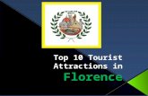 Top 10 attractions in florence