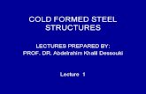 COLD FORMED STEEL STRUCTURES