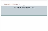 Chapter 4 Integration