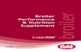 Cobb500 Broiler Performance Nutrition Supplement (English)