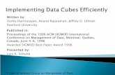 Implementing Data Cubes Efficiently