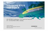 Interfacing ETCS With GSM-R