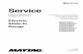 16025927 Maytag Jenn-Air JES Electric Slide in Range