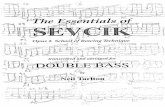 Sevcik - The Essentials of Bow for Double Bass (Tarlton)