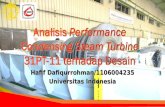 Analisis Performansi Condensing Steam Turbine 31PT-11 Terhadap Desain_Siap Presentasi