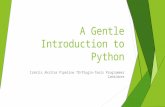 A Gentle Introduction to Python