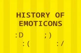 History of Emoticons