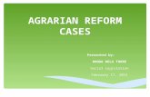 Agrarian Reform Cases