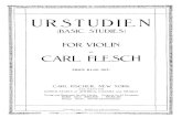 Flesch - Basic Studies for Violin