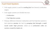 Fuel Supply System in Petrol Engines
