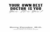 Your Own Best Doctor is You