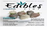 Edibles List Magazine February 2015 - California Edition
