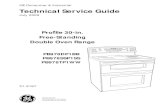 31-9187 GE Profile 30 Inch Free Standing Double Oven Range Service Manual