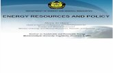Energy Resources Policy
