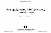 (Elect Cirdig Vlsi) - (Tesis) System Design of Rf Receiver and Digital Implementation of Control Logic