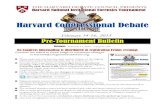 Harvard Congress Pre-Tournament Bulletin 2015