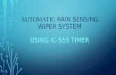Automatic Rain Sensing Wiper System