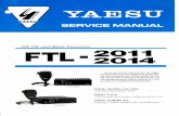 Yaesu FTL-2011 Service Manual