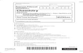 Edexcel IAL Chemistry June 2014 Unit 4 Question Paper