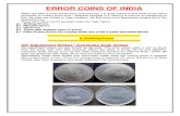 TYPE OF ERRORS IN COINS