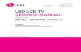 LG 32LW4500 Service Manual