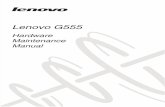 Lenovo G555 Hardware Maintenance Manual