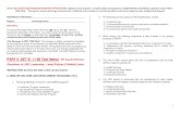 2012 Penology Exam Questionnaire